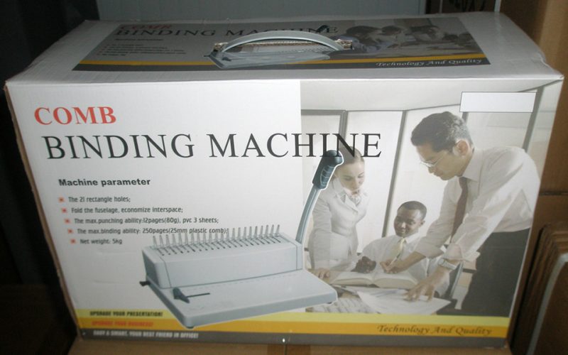 Comb. Binding Machines Melekkis & Photinos Ltd